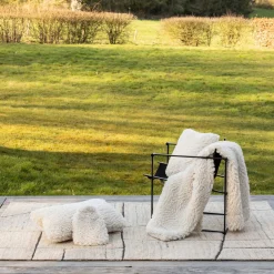 Maison Vivaraise Plaid Noam Neige 140 x 180 Outlet