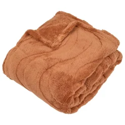 3S. x Home Plaid Opal 170x130cm - Terracotta