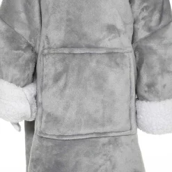 3S. x Home Plaid Poncho Enfant Capuche Ours Hot