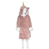 3S. x Home Plaid Poncho Enfant Capuche Licorne Best