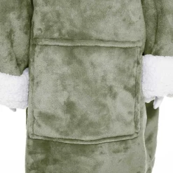 3S. x Home Plaid Poncho Enfant Capuche Dino Hot