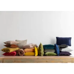 Maison Vivaraise Plaid uni Fara Bronze