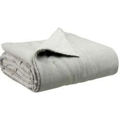 Maison Vivaraise Plaid Uni NALA - Perle 140x200 cm Discount