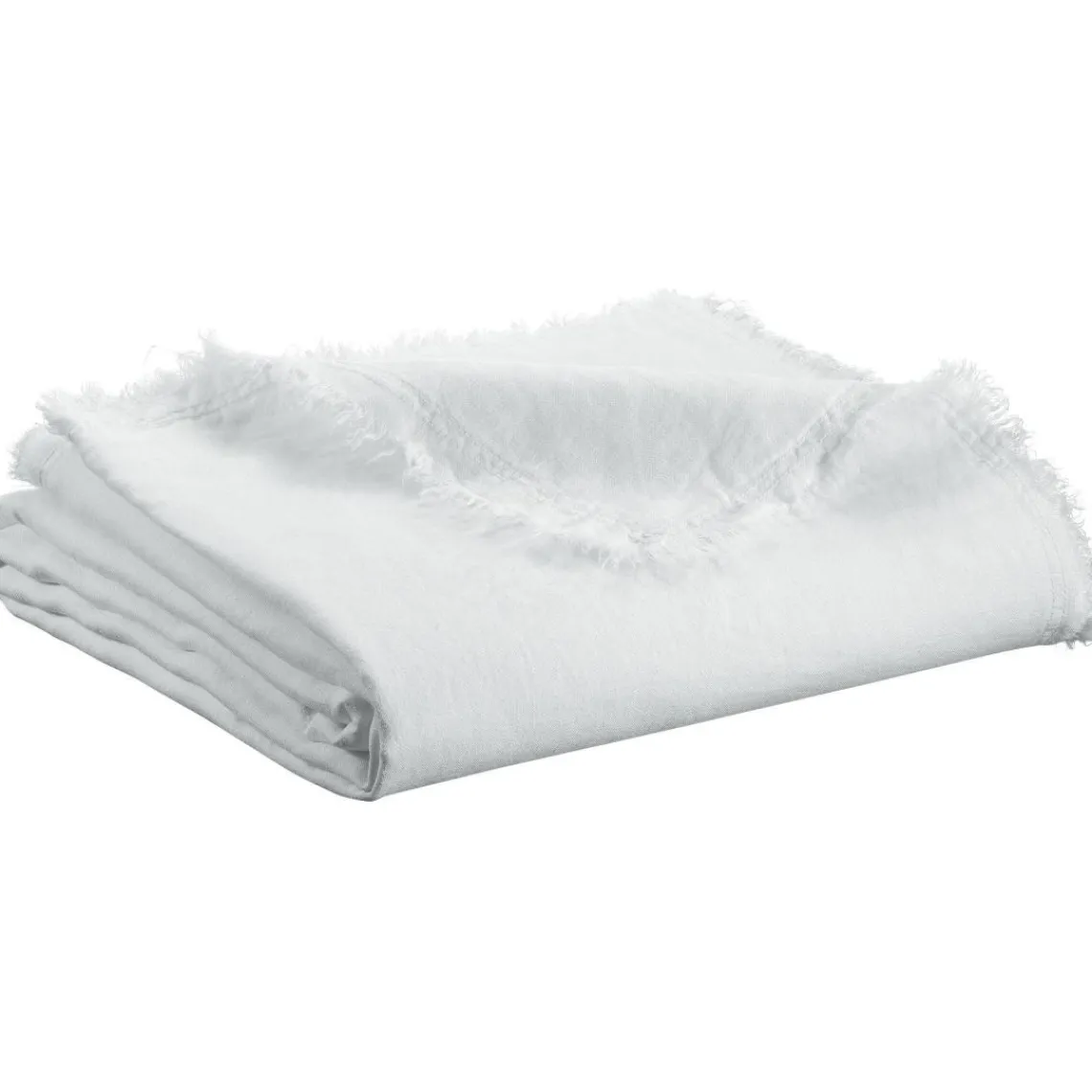 Maison Vivaraise Plaid Zeff Nomade Blanc 130 x 180 Clearance