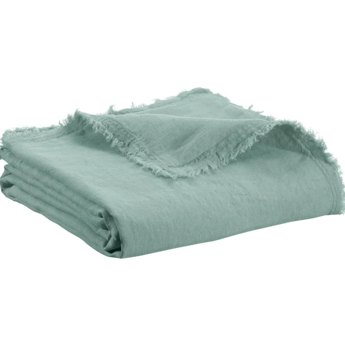 Maison Vivaraise Plaid Zeff Nomade Vert de gris 130 x 180 Hot