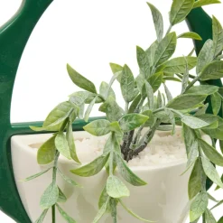 3S. x Home Plante artificelle suspendue Cheri Blanc Discount