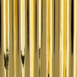 3S. x Home Plante artificielle avec pot en métal doré New