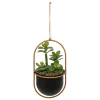 3S. x Home Plante artificielle suspendue Tyla Pot noir Online