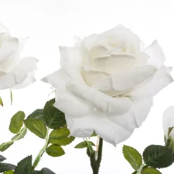 3S. x Home Plante décorative artificielle Rosier rouge Best