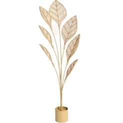 Becquet Plante décorative en métal et jute ROSINETTE beige Sale