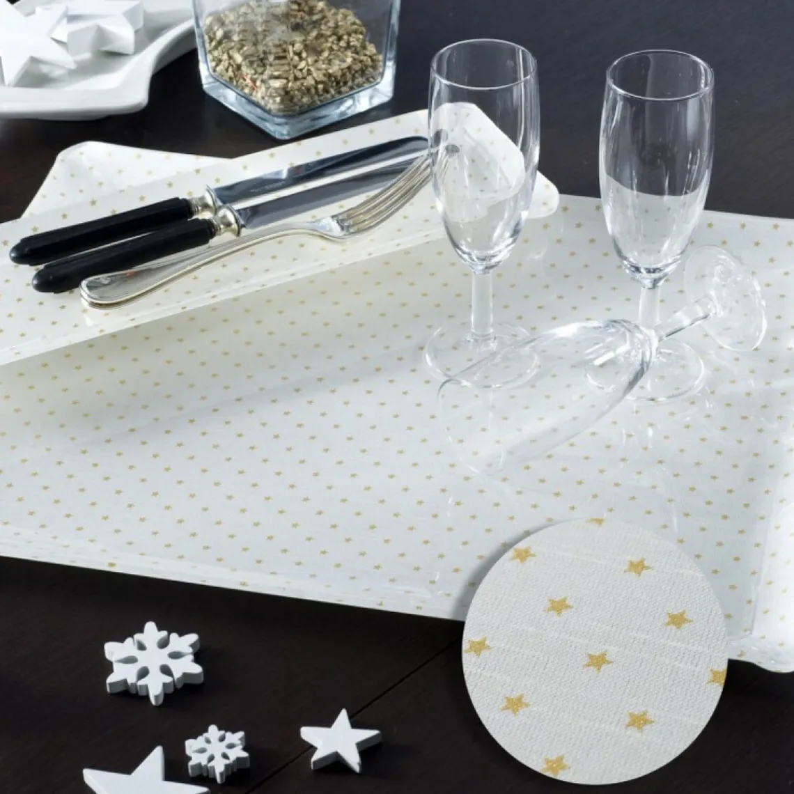 Nydel Plateau BASLY blanc cassé Discount