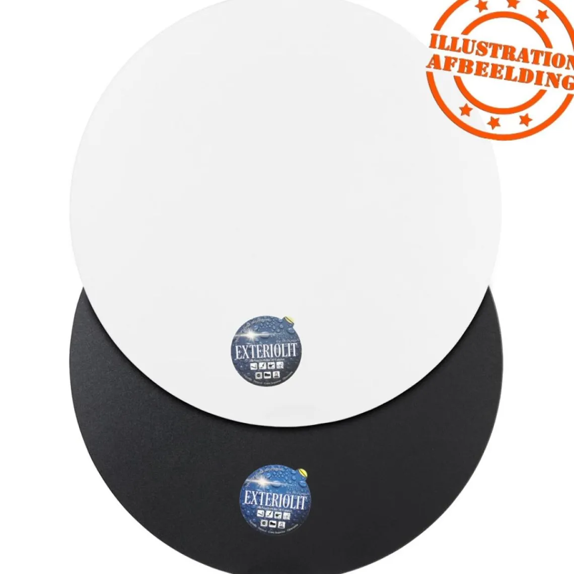 ALTEREGO Plateau de table 'LIMULE' rond blanc Clearance