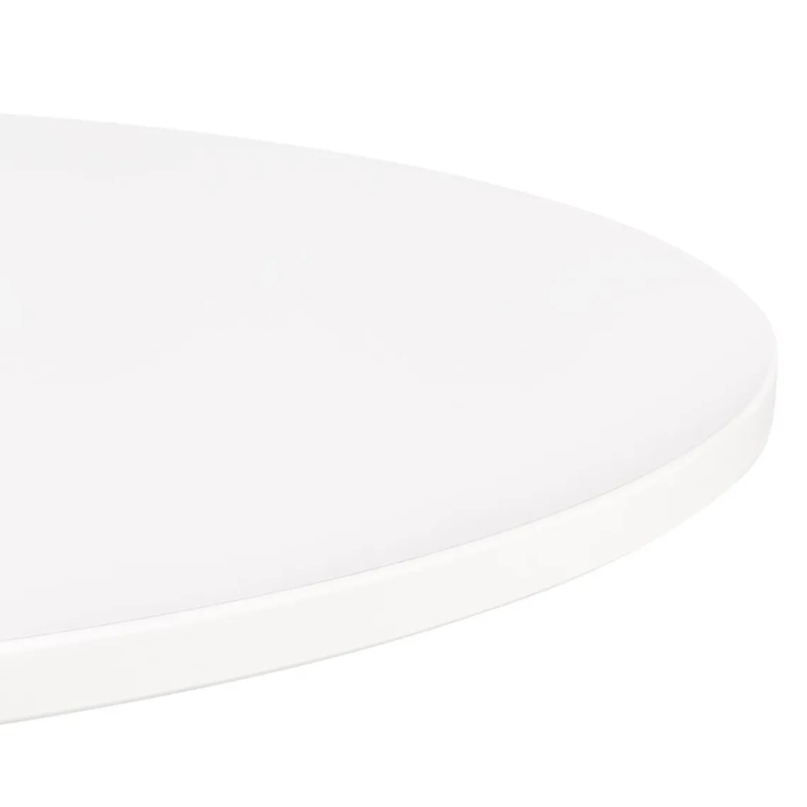 ALTEREGO Plateau de table 'LIMULE' rond blanc Clearance