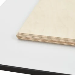 ALTEREGO Plateau de table 'PLANO' carré blanc en résine compressée Online