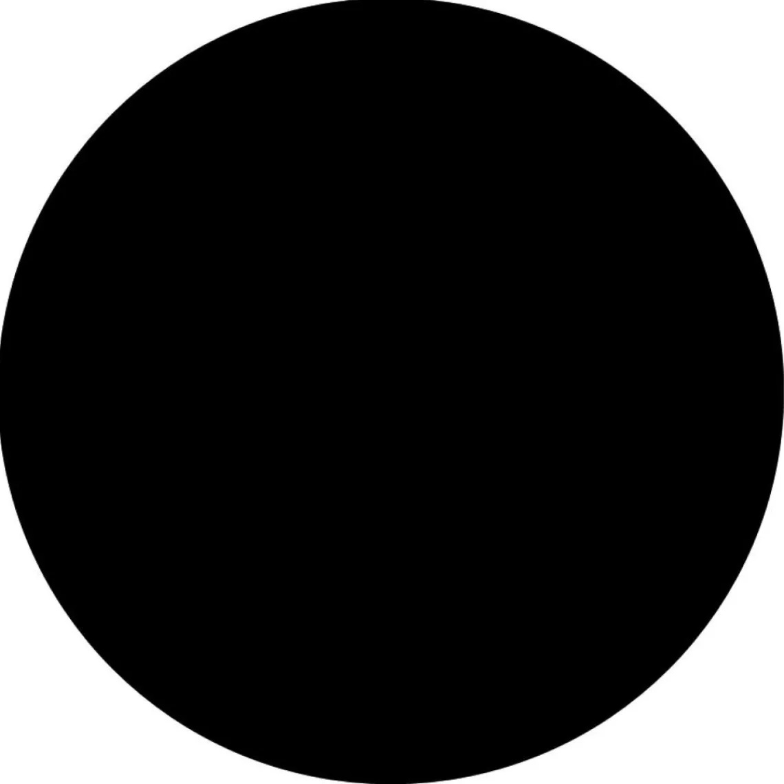 ALTEREGO Plateau de table rond noir 'RINGO' Online