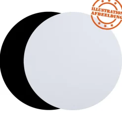 ALTEREGO Plateau de table rond noir 'RINGO' Online