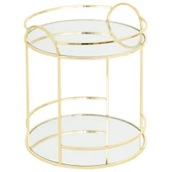 3S. x Home Plateau miroir 2 étages Feel Doré Clearance