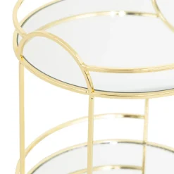 3S. x Home Plateau miroir 2 étages Feel Doré Clearance