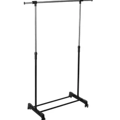 3S. x Home Portant à vêtements à roulettes simple Hot