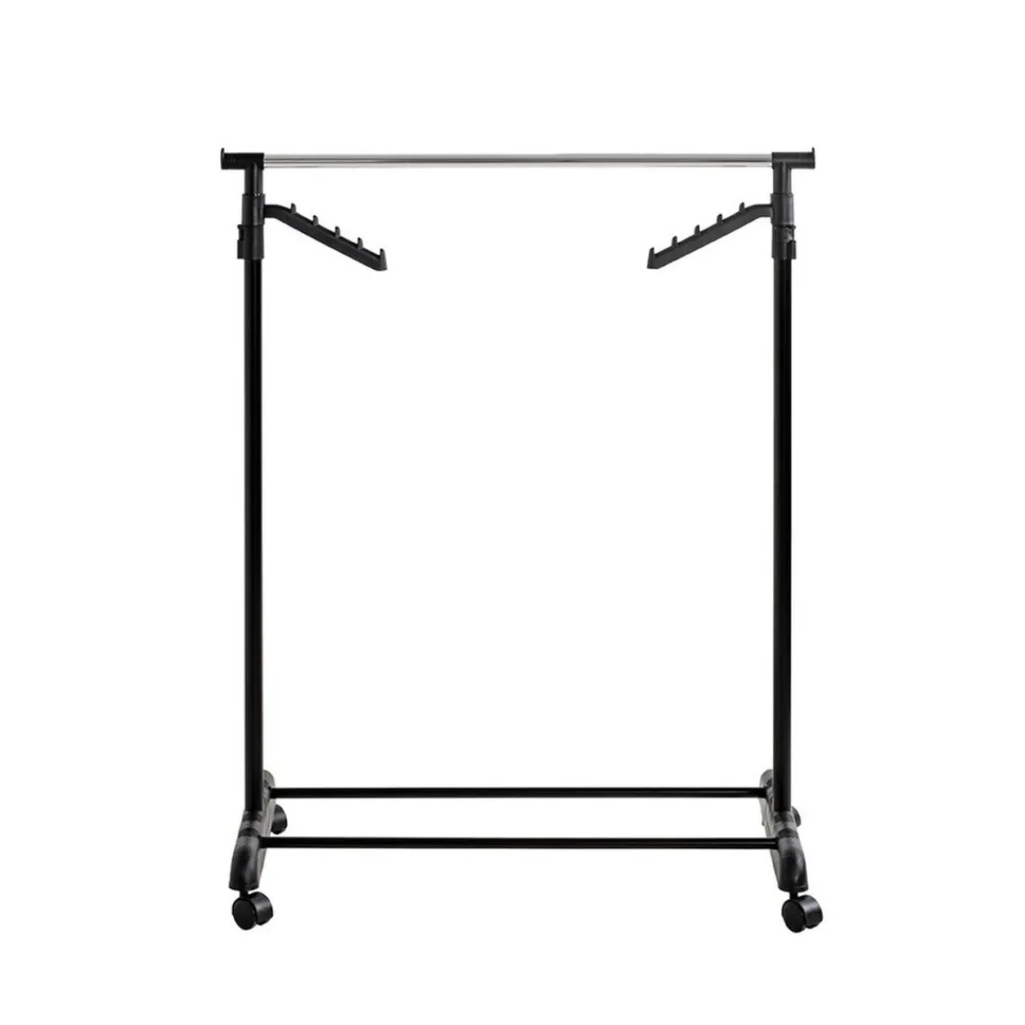 3S. x Home Portant en acier hauteur ajustable par poignée noir Discount