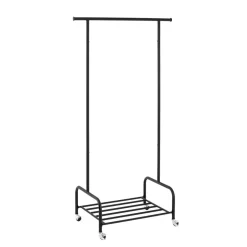 3S. x Home portant en tube d'acier époxy noir mat Sale