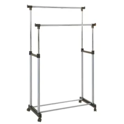 3S. x Home Portant sur roulettes double rangée gris Best