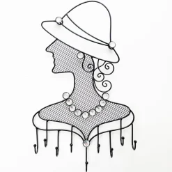 Becquet Porte accessoire Mural en Métal OMBRE Noir Online