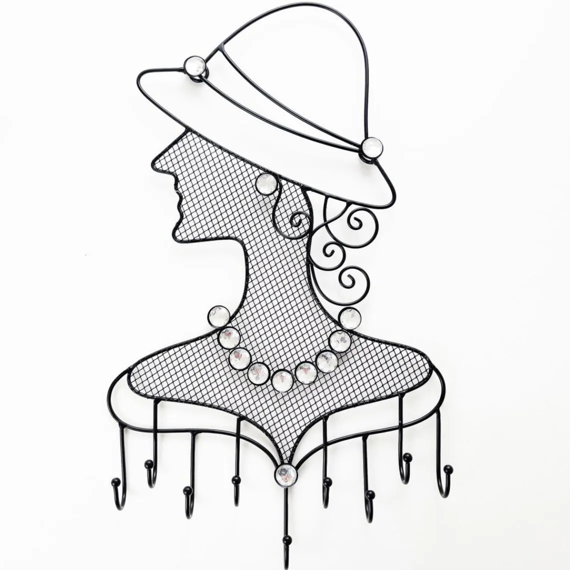 Becquet Porte accessoire Mural en Métal OMBRE Noir Online