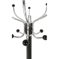 3S. x Home Porte manteau en métal noir et chrome pièd marbre Clearance