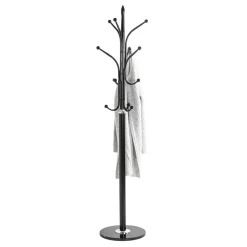 3S. x Home Porte manteau en métal noir et pied marbre Outlet
