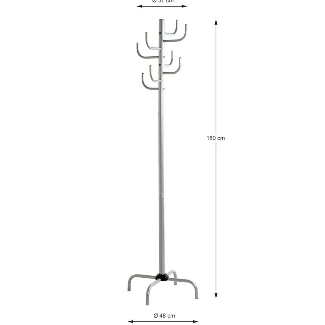 3S. x Home Porte manteau gris en acier Online