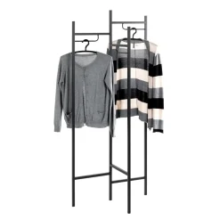 3S. x Home Porte manteau métal cintre laqué noir