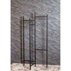 3S. x Home Porte manteau métal cintre laqué noir