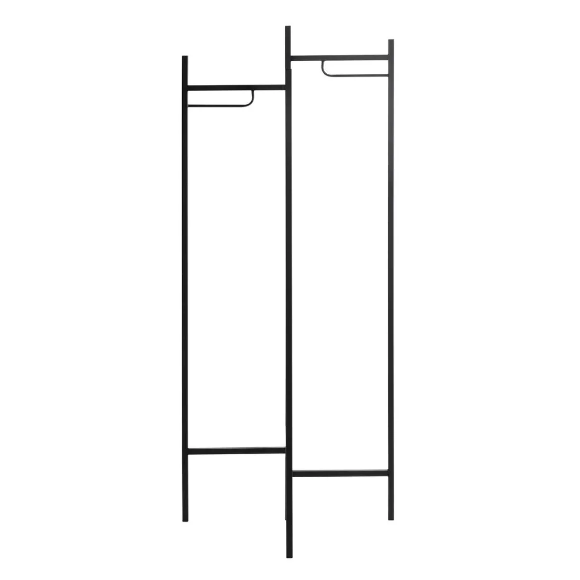 3S. x Home Porte manteau métal cintre laqué noir