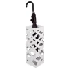3S. x Home Porte parapluies blanc ajouré en métal Online