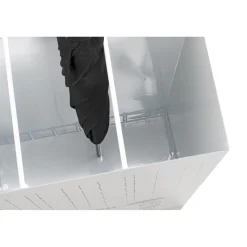 3S. x Home Porte parapluies métal blanc avec egouttoir plastique Best