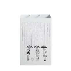 3S. x Home Porte parapluies métal blanc avec egouttoir plastique Best