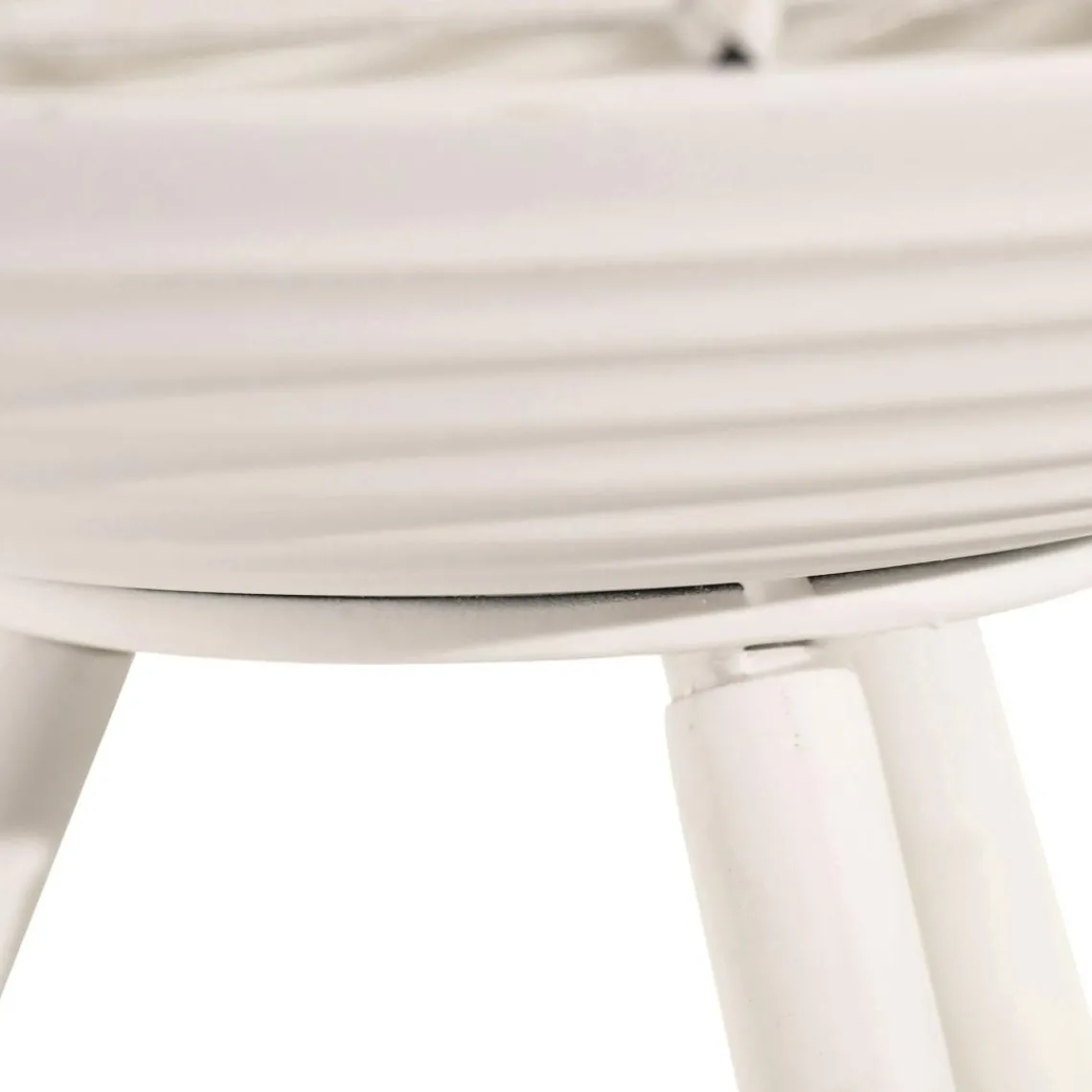 Becquet Porte plante métal rotin blanc Cando Hot