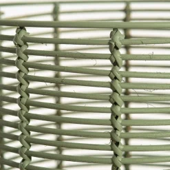 Becquet Porte plante métal rotin vert Cando Discount