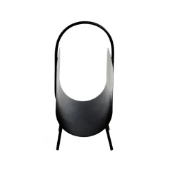 3S. x Home Porte revues design en métal laqué noir Best