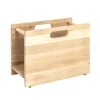 3S. x Home Porte revues en Bois massif hêtre vaporisé Beige Clearance