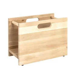 3S. x Home Porte revues en Bois massif hêtre vaporisé Beige Clearance