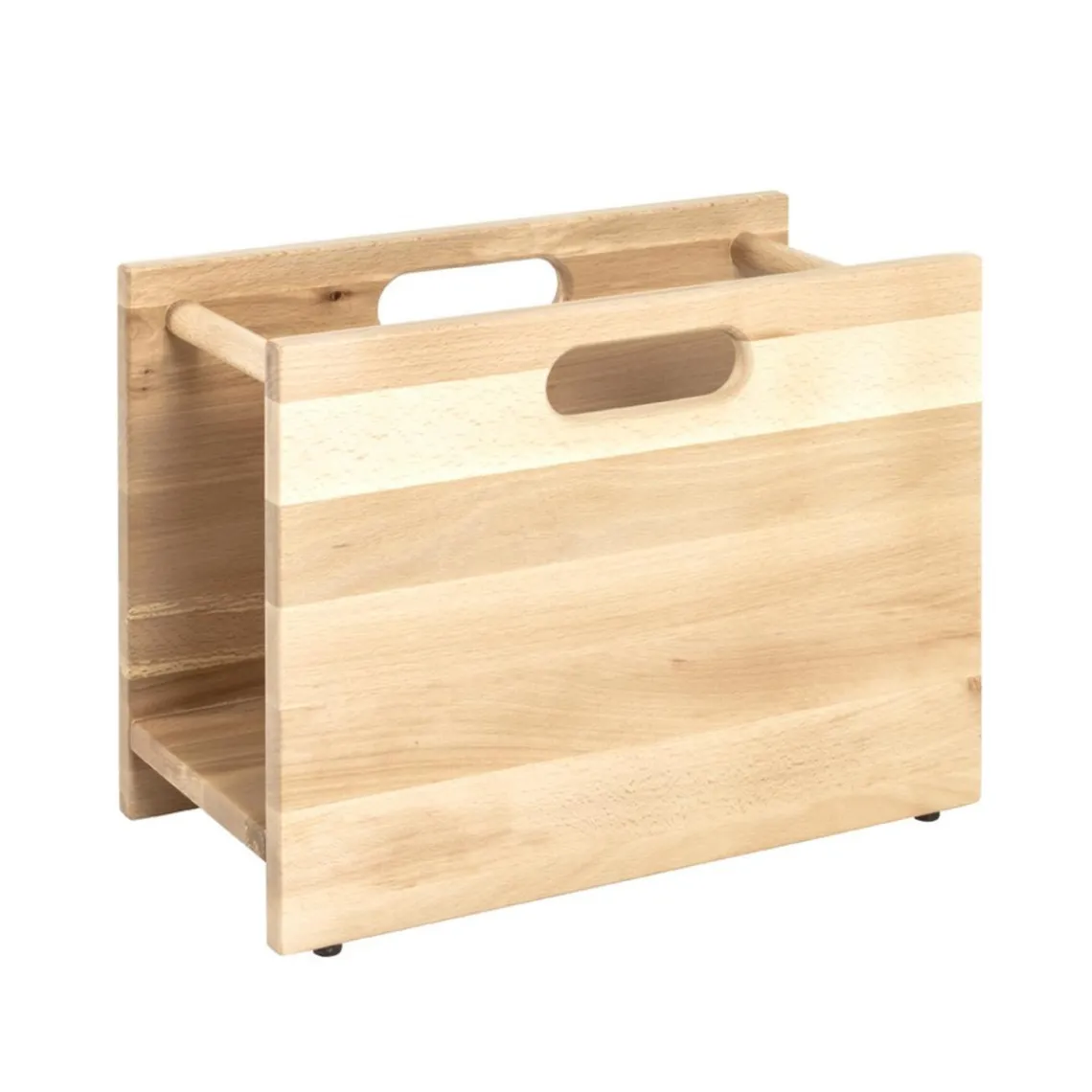 3S. x Home Porte revues en Bois massif hêtre vaporisé Beige Clearance