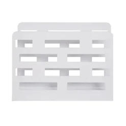 3S. x Home Porte revues en métal blanc laqué motifs rectangles Best