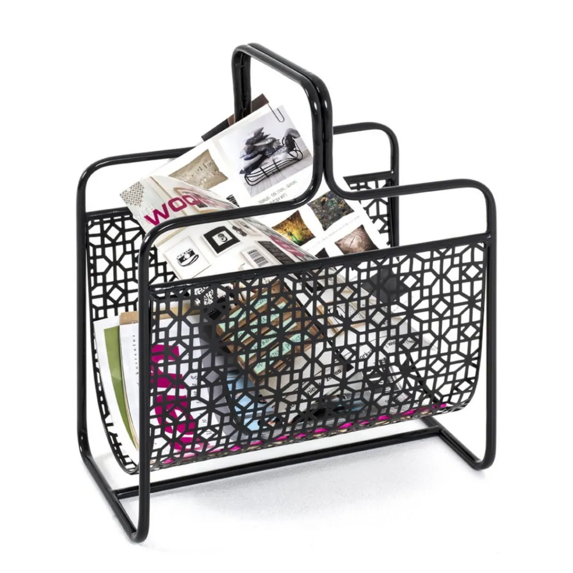 3S. x Home Porte revues en Métal laqué Noir