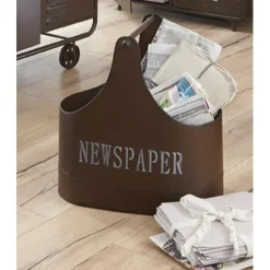 3S. x Home Porte revues marron NEWSPAPER Sale