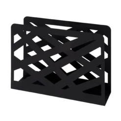 3S. x Home Porte revues noire en métal