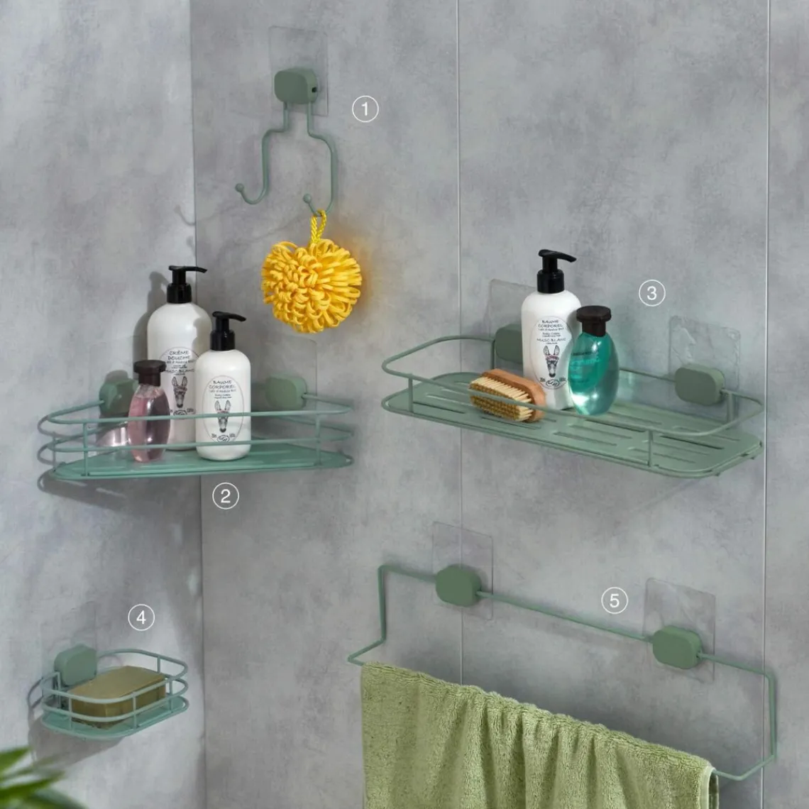 Becquet Porte serviettes Vergriso vert Clearance