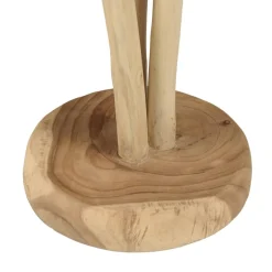 Macabane Porte-manteau 3 branches en Teck naturel WILL Beige Best