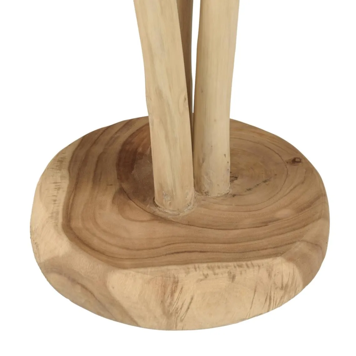 Macabane Porte-manteau 3 branches en Teck naturel WILL Beige Best